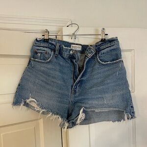 Abercrombie & Fitch Blue Jean Shorts